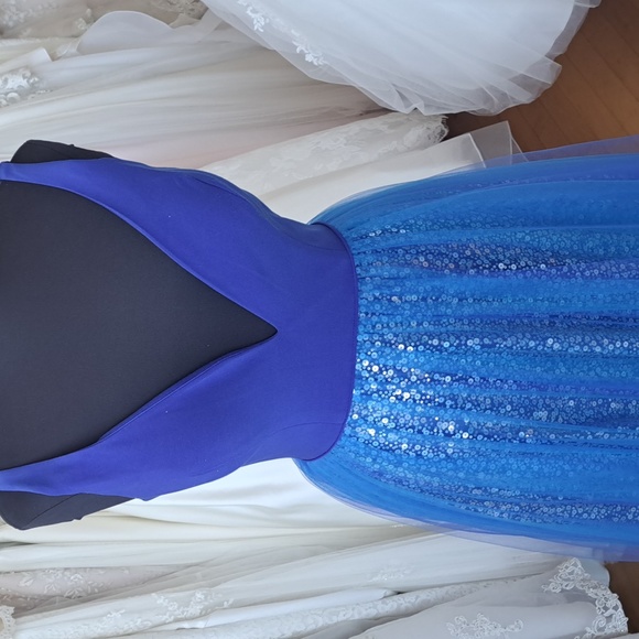 Royal blue sparkle formal - Picture 2 of 6